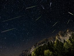 perseiden uber dem tennengebirge